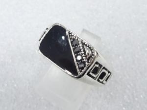 エナメル　クリスタル　指輪(18号)